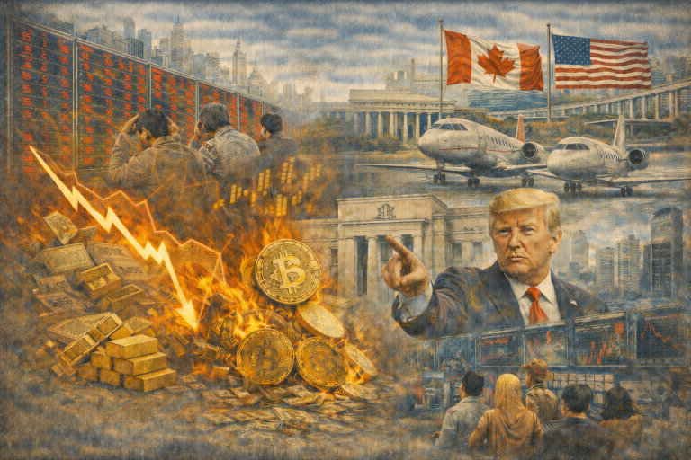 Morning Brief: Asian stocks slide; Trump threatens 50% Canada tariffs